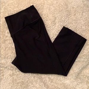 Nike Dri-Fit Capri Leggings Black Size L GUC